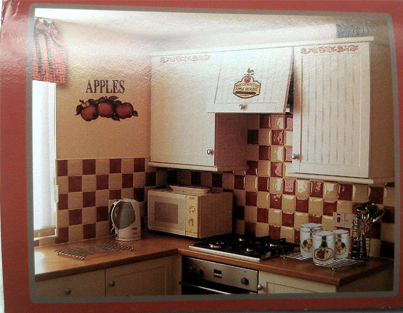 Apple Theme Rooster Kitchen Design