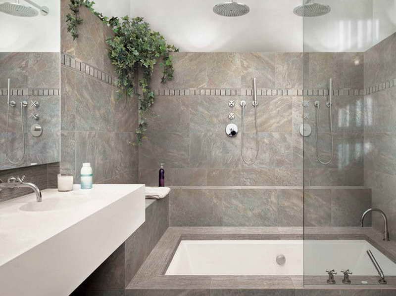 Bathroom Concepts For Small Bathrooms Tiles With Grey Ceramic Wall