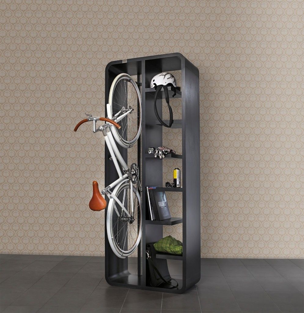 Bike Indoors Storage Cabinet Design Ideas