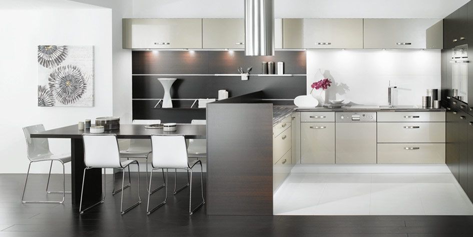 Black And White Rooster Kitchen Design