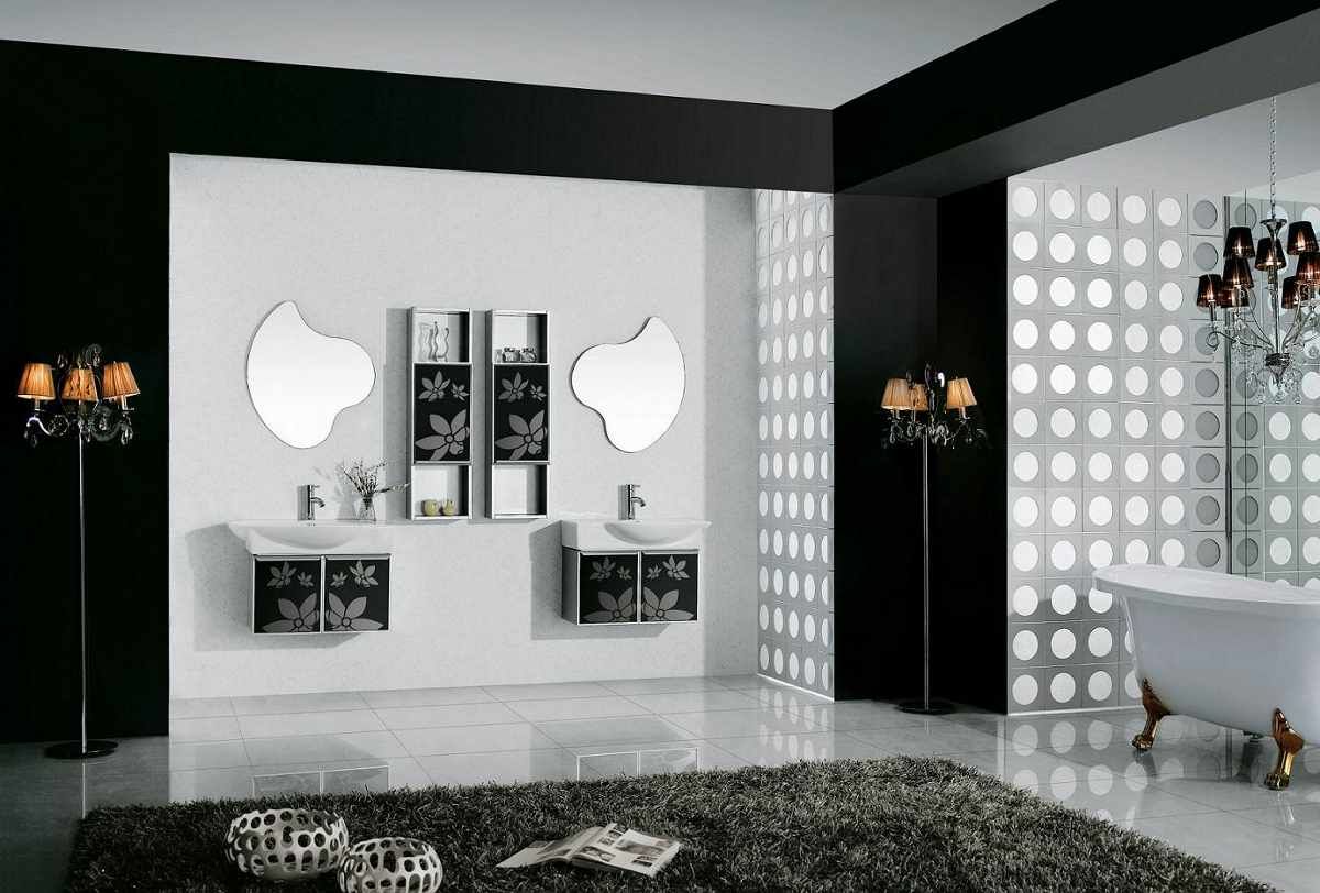 Black And White Shower Room Ideas