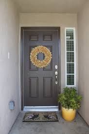 Brown Painting Exterior Door