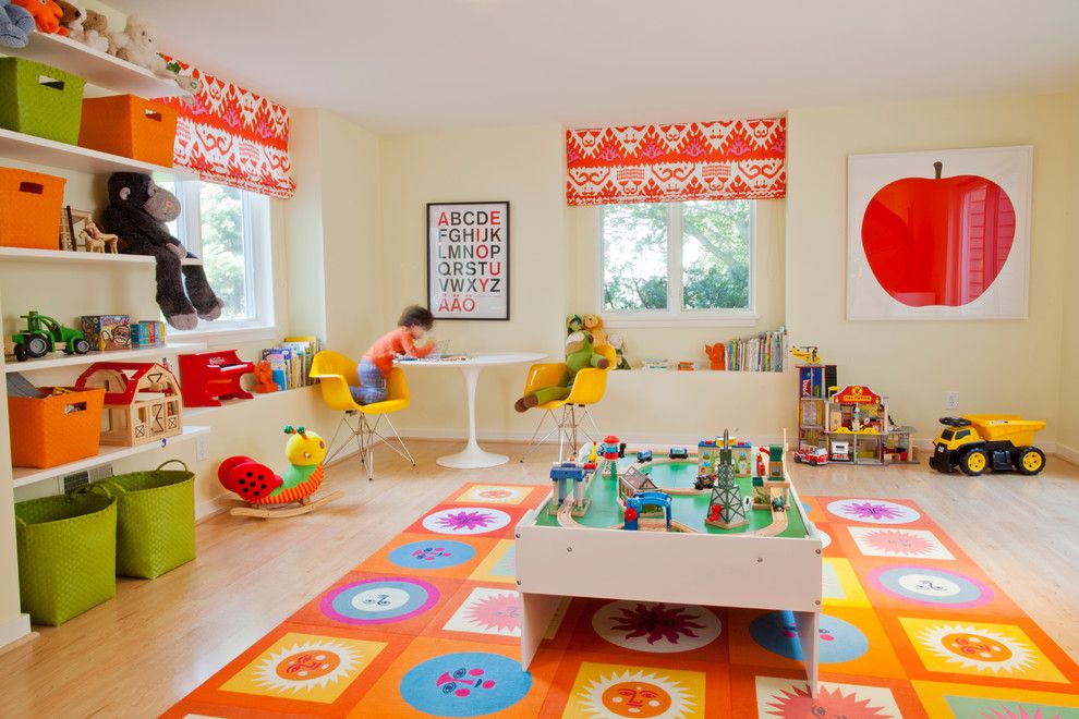 Colorful Kids Playroom Interior