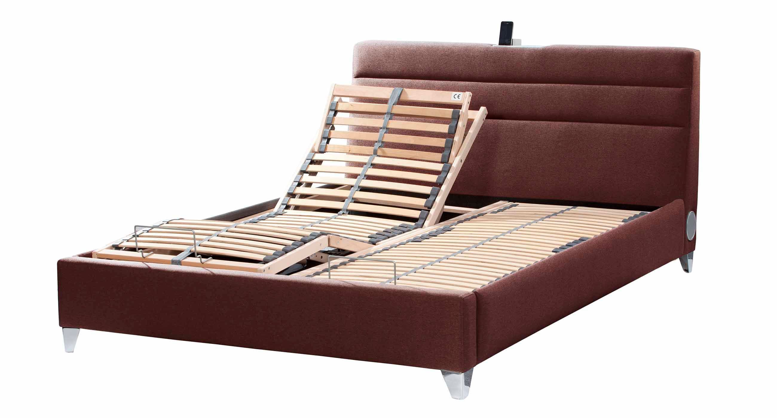 Couple Wooden Adjustable Bed Frame