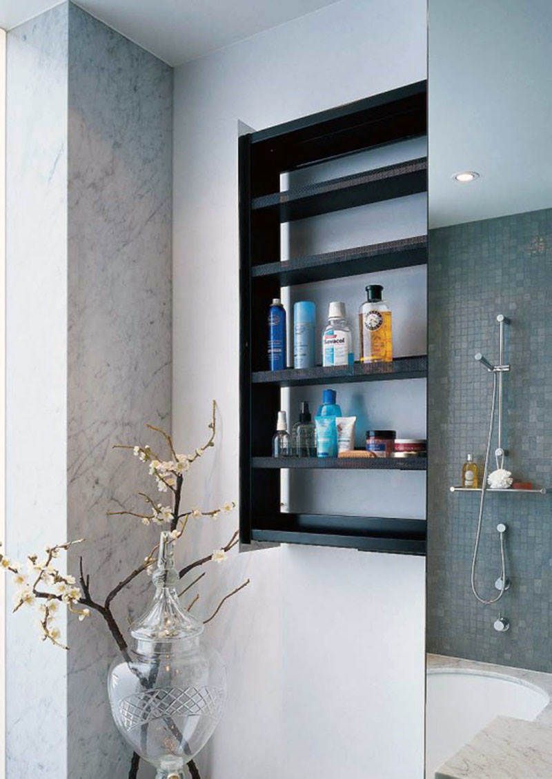 Elegant Wooden Cabinet For Small Bathroom Ideas