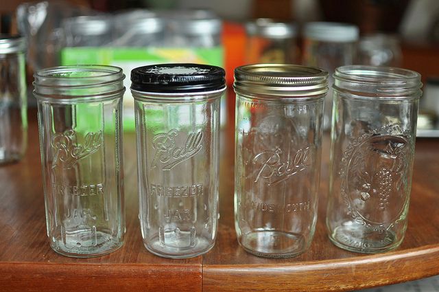 Glass Kitchen Canning Jar
