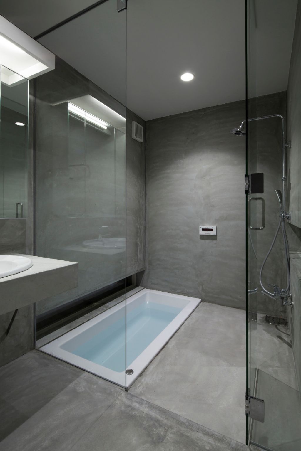 Gray Bathroom design