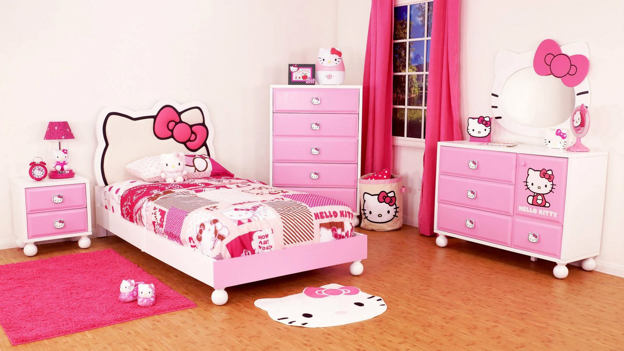 Hello Kitty Girls Room Designs