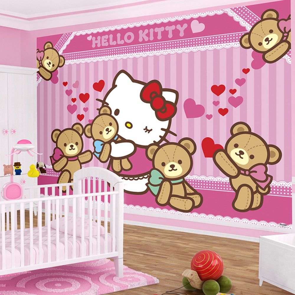 Hello Kitty Loves Bears Bedroom
