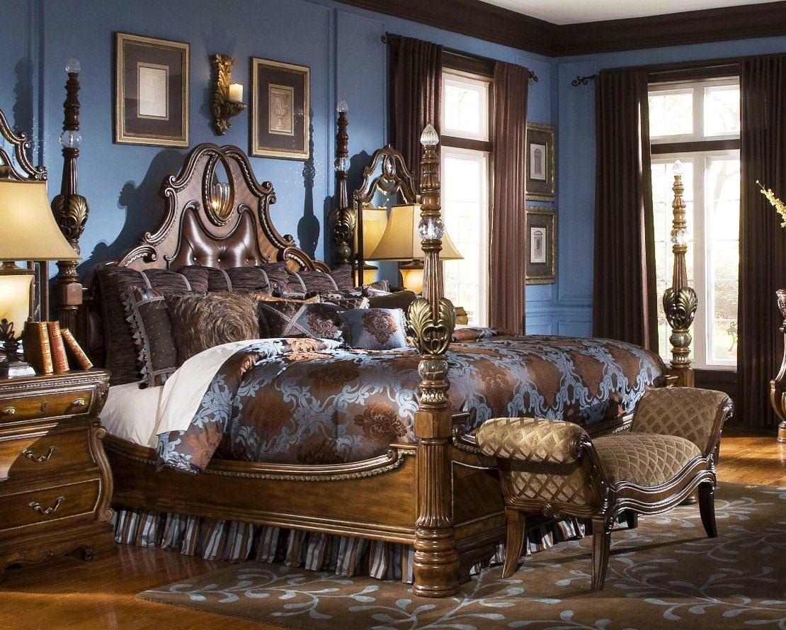 Intresting Bedroom by Michael Amini