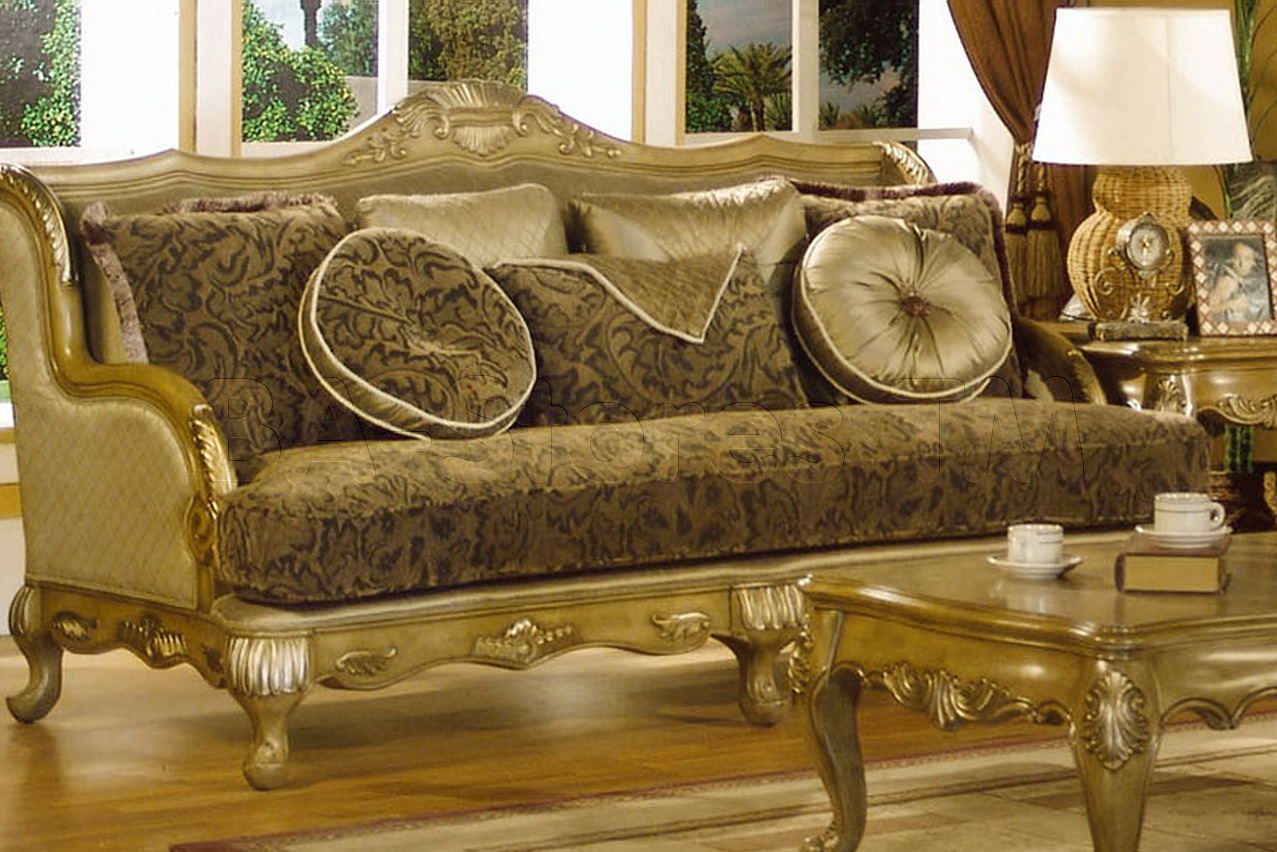 Luxury Gold Design French Living Room Furniture