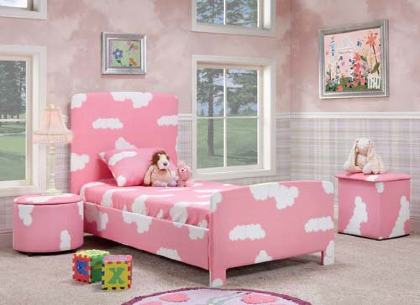 Pink Bedrooms for Girls in Low Budget