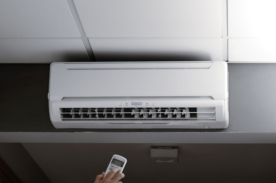 Remote control of an air conditioner