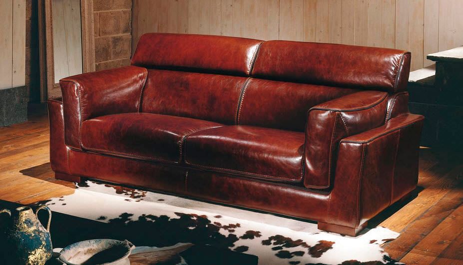 Ancient Leather Sleeper Sofas