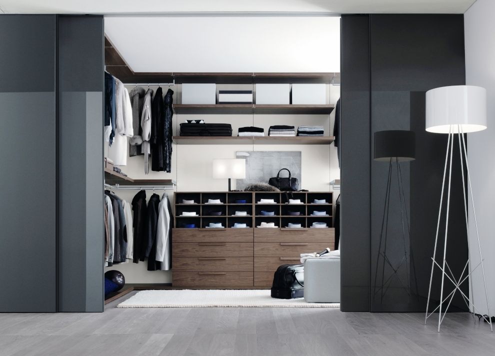 Black Elegant Wardrobe Closet Common Types