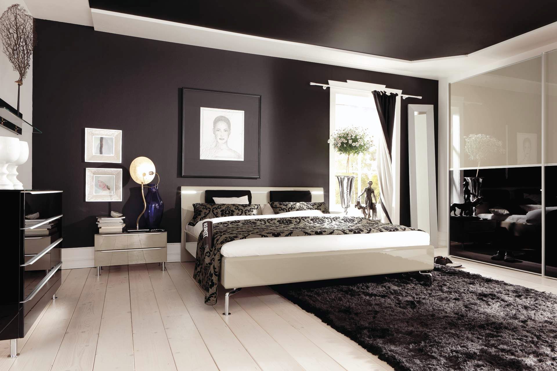Dazzling Bedroom Contemporary Nightstands