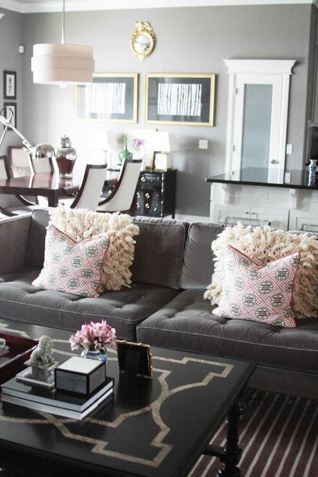Elegant Pink Sofa Pillows for Living room