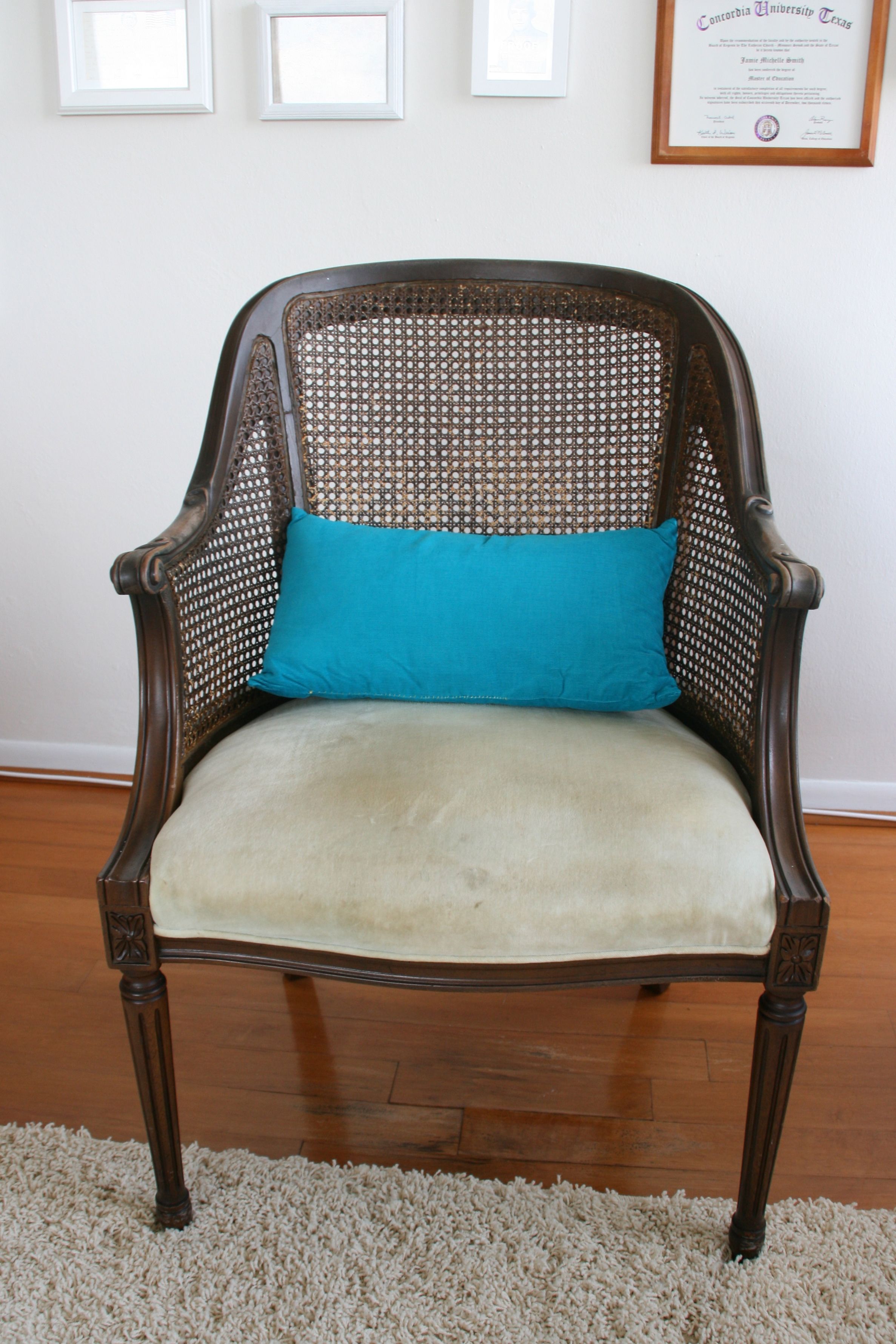 Elegant Reupholstering a Chair