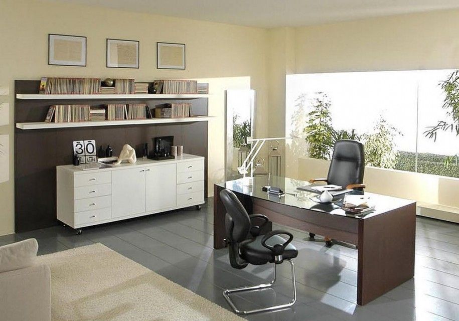 Formal Home Office Decorating Ideas for Men