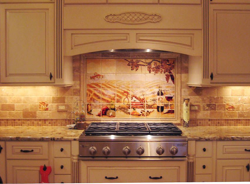 Great Tiles on Mosaic Ideas for Kitchen