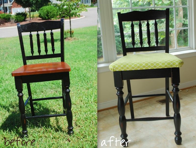Green Reupholstering a Chair Design