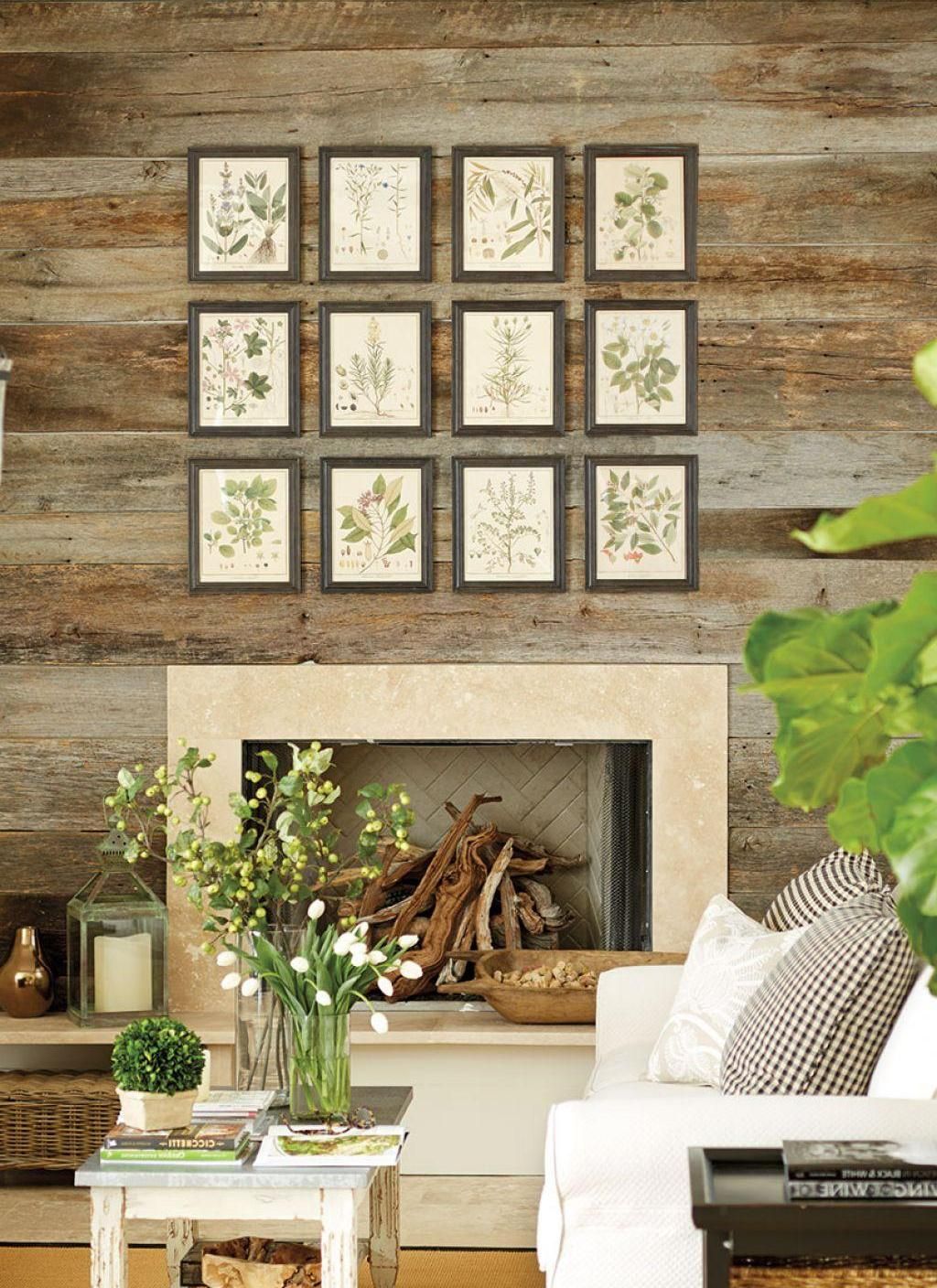 Hanging Art Over The Fireplace