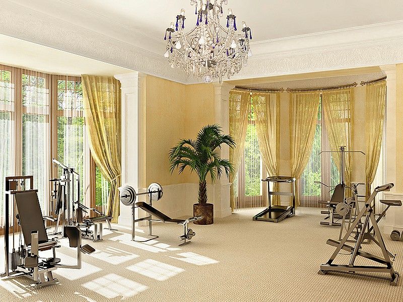 Luxury Designing Gym Room in Home