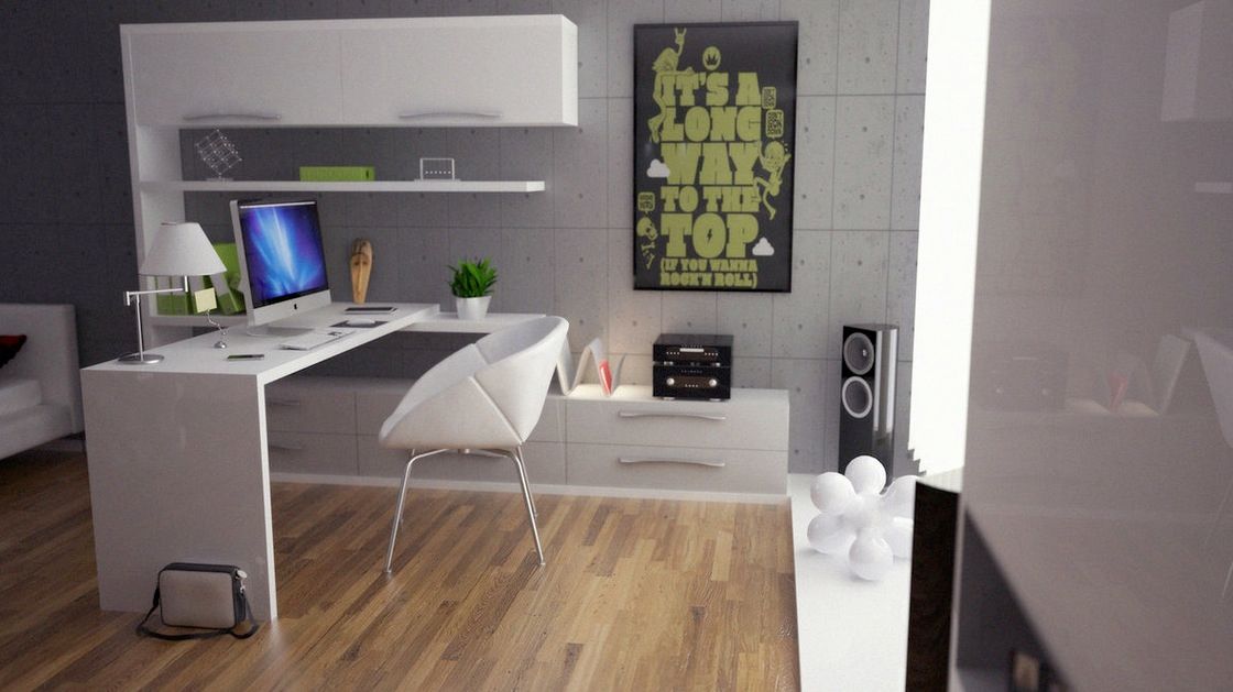 Modern Home Office Decorating Ideas for Men