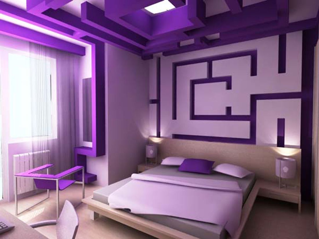 Purple Small Bedroom Paint Ideas