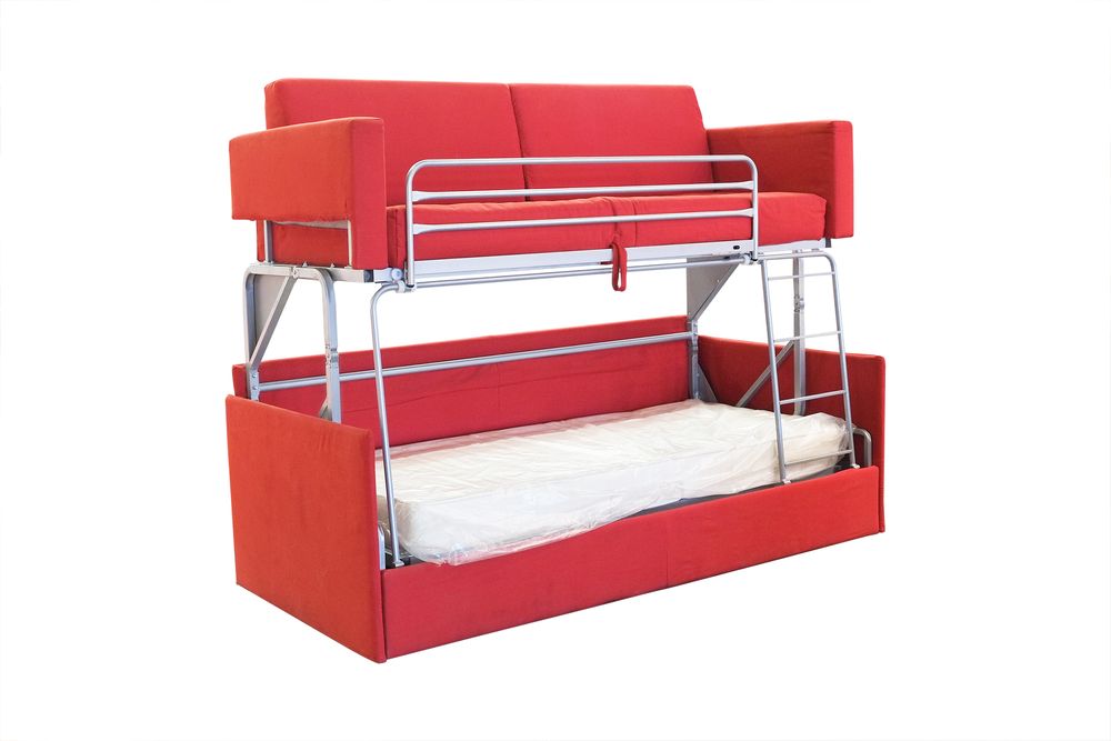 Red Unique Bunk Bed