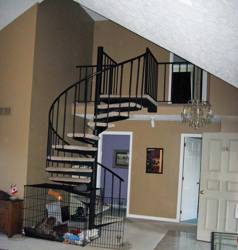 Spiral Mobile Home Stairs