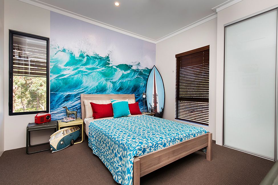 Wallpaper Sea Bedroom Interior With Ocean Decor