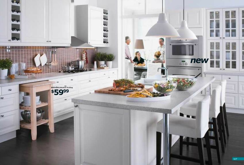 White Large Kitchen Design Application from IKEA Online