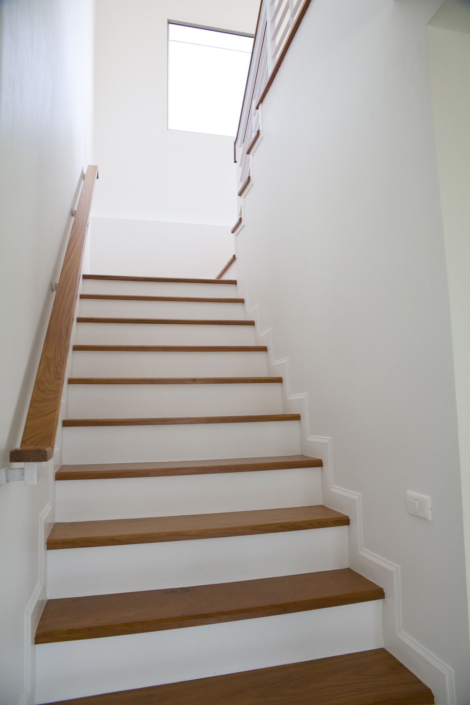 White Mobile Home Stairs
