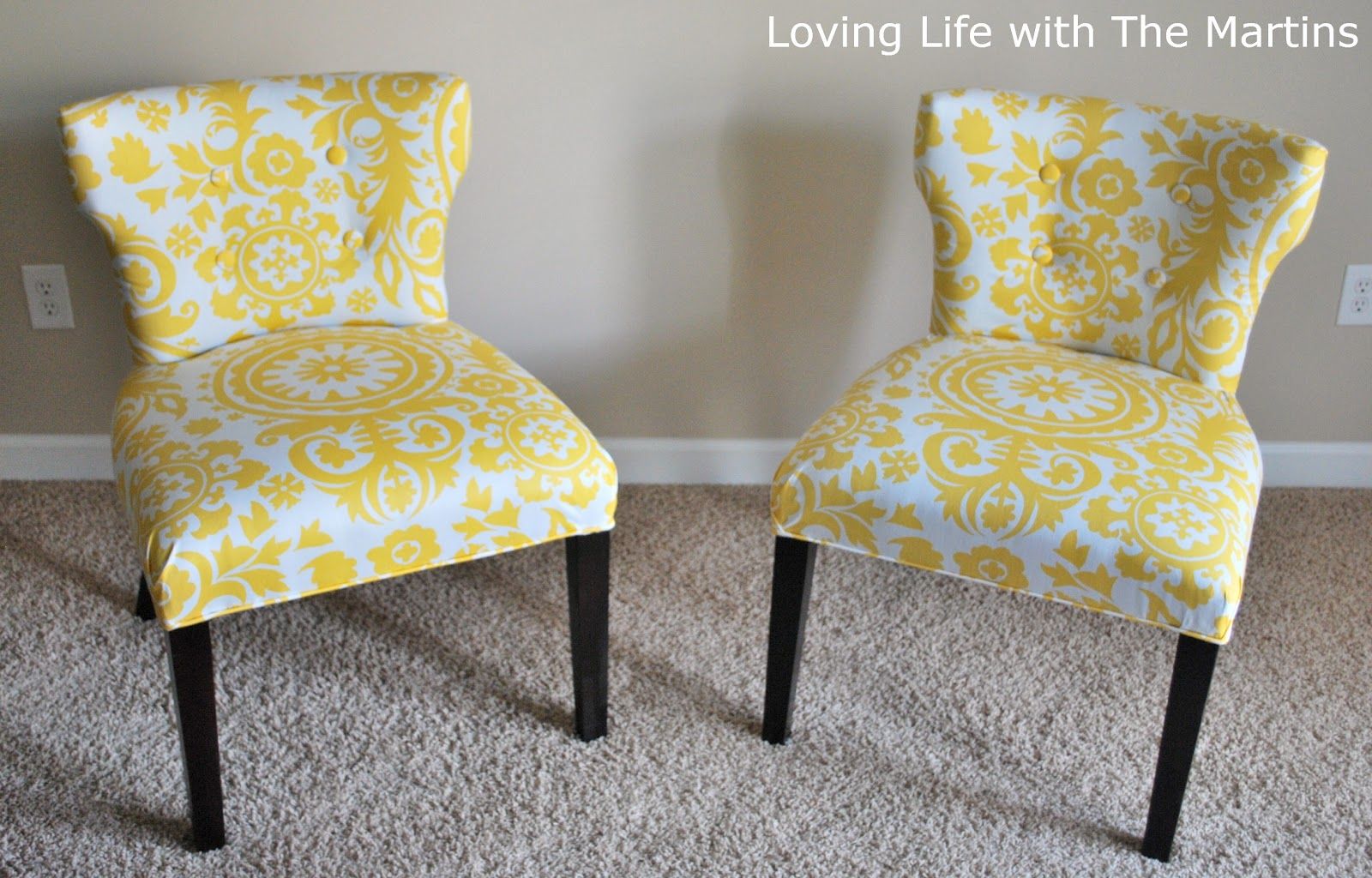 Yellow Reupholstering a Chair Design