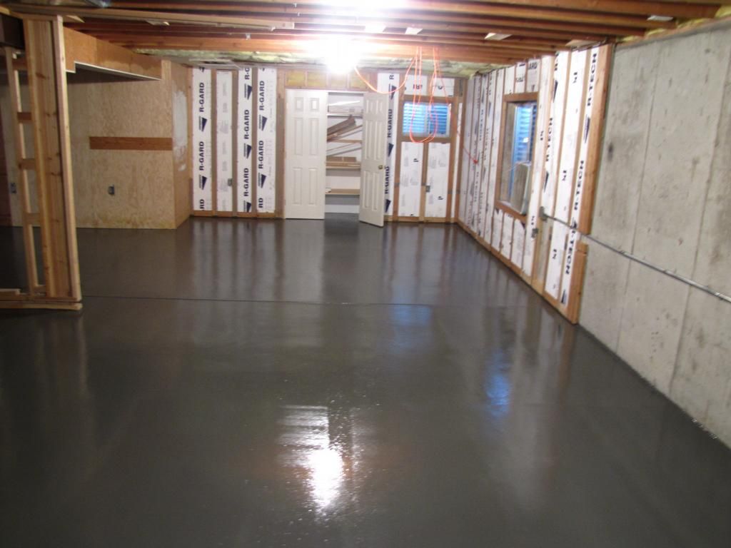 concrete paint for basement floor