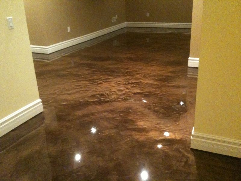 epoxy basement floor paint option