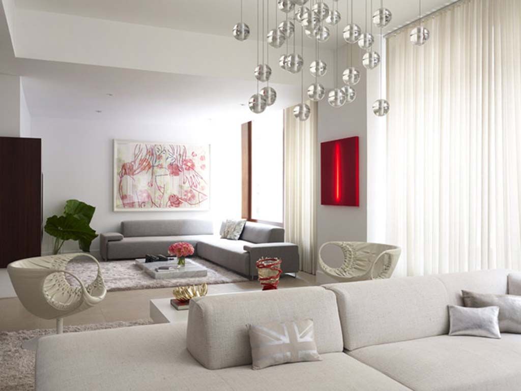 Glamour Lamp Designers in Living Room Decoration