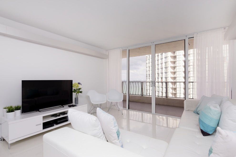 Contemporary White Apartment Interior