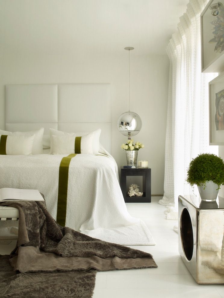 New Modern White Bedroom Interior