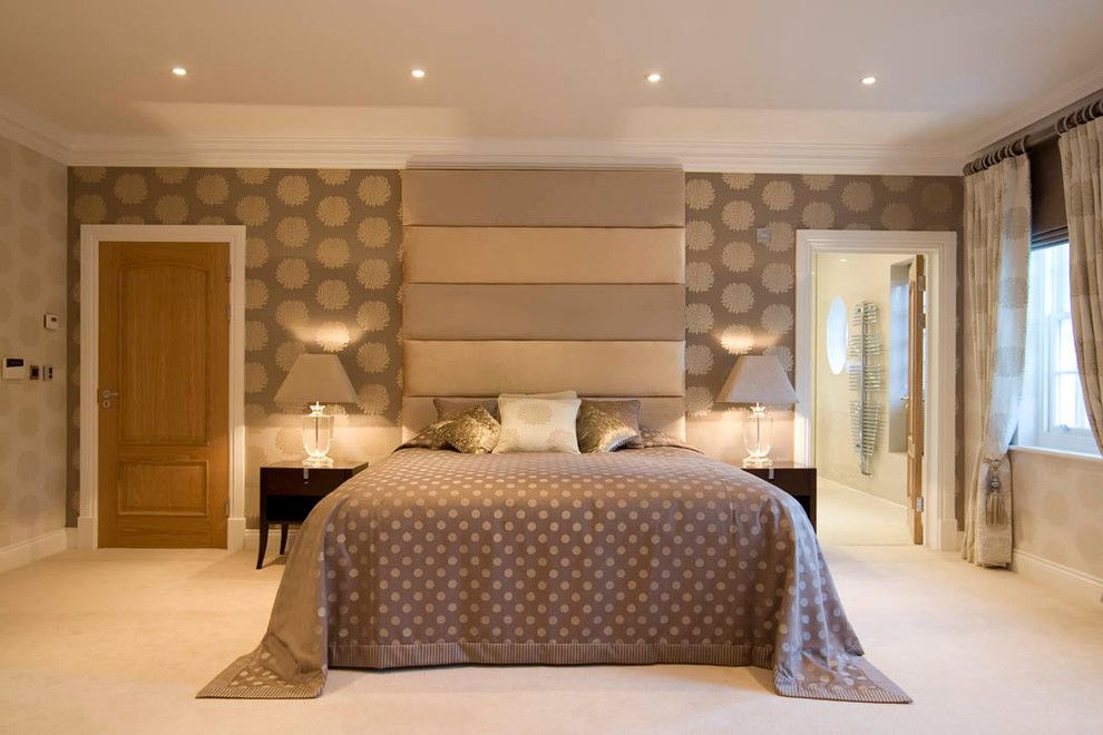 Brown Bedroom Interior Color for Elegance Nuance