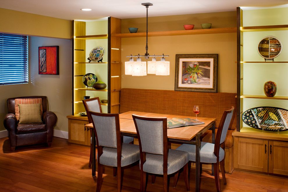 Asian Dining Room Style for Romantic Nuance