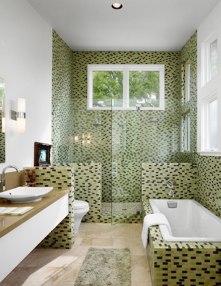 2016 Green Bathroom Design Plan