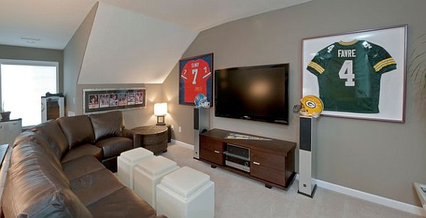 Modern Living Room In Sport Theme (View 4 of 5)