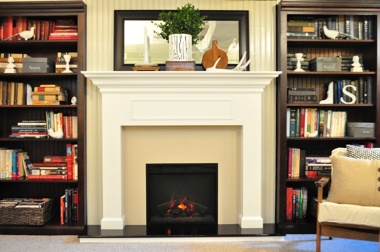 White Fireplace (View 8 of 10)
