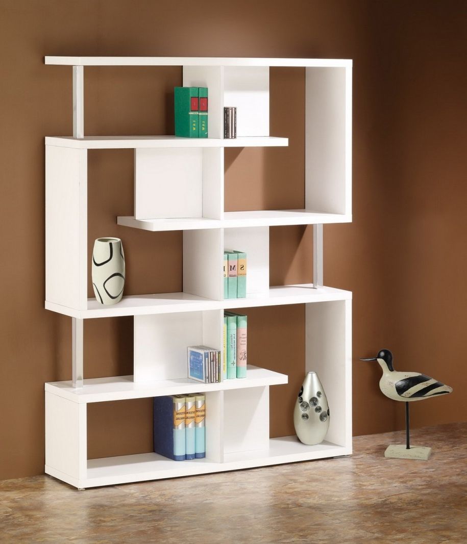 Neutral Brown Interior Painting Color Idea Also Creative Modular Book Shelving With White Tone (Photo 2431 of 7825)