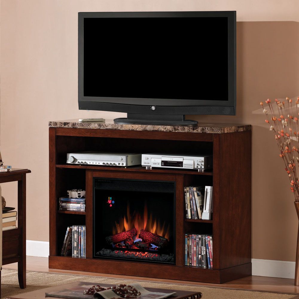 Neutral Wall Paint Color Idea Also Cool Square Wooden Tv Stand With Appealing Electric Fireplace Design (Photo 2455 of 7825)