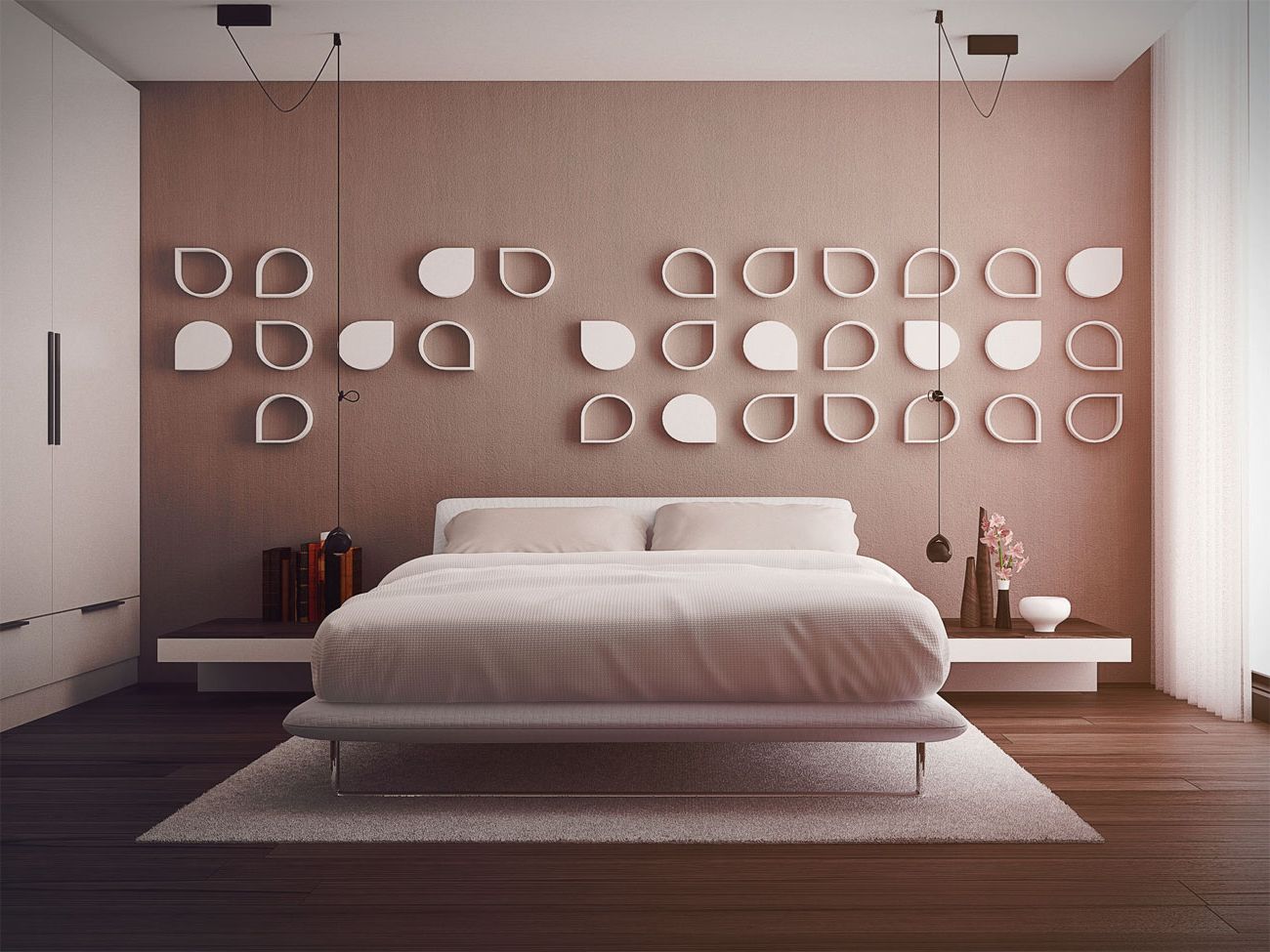Quirky Bedroom Wall Decor Design Plus Flawless Bedding Set Idea And Tiny Black Low Ceiling Lights (Photo 2648 of 7825)