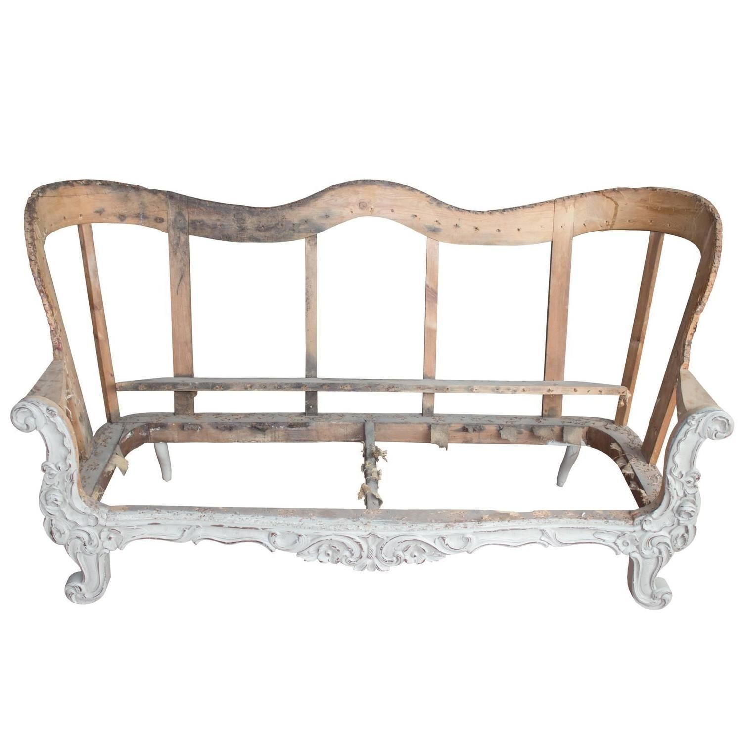 19th Century Carved Wood Sofa Frame At 1stdibs Throughout Carved Wood Sofas (View 12 of 20)
