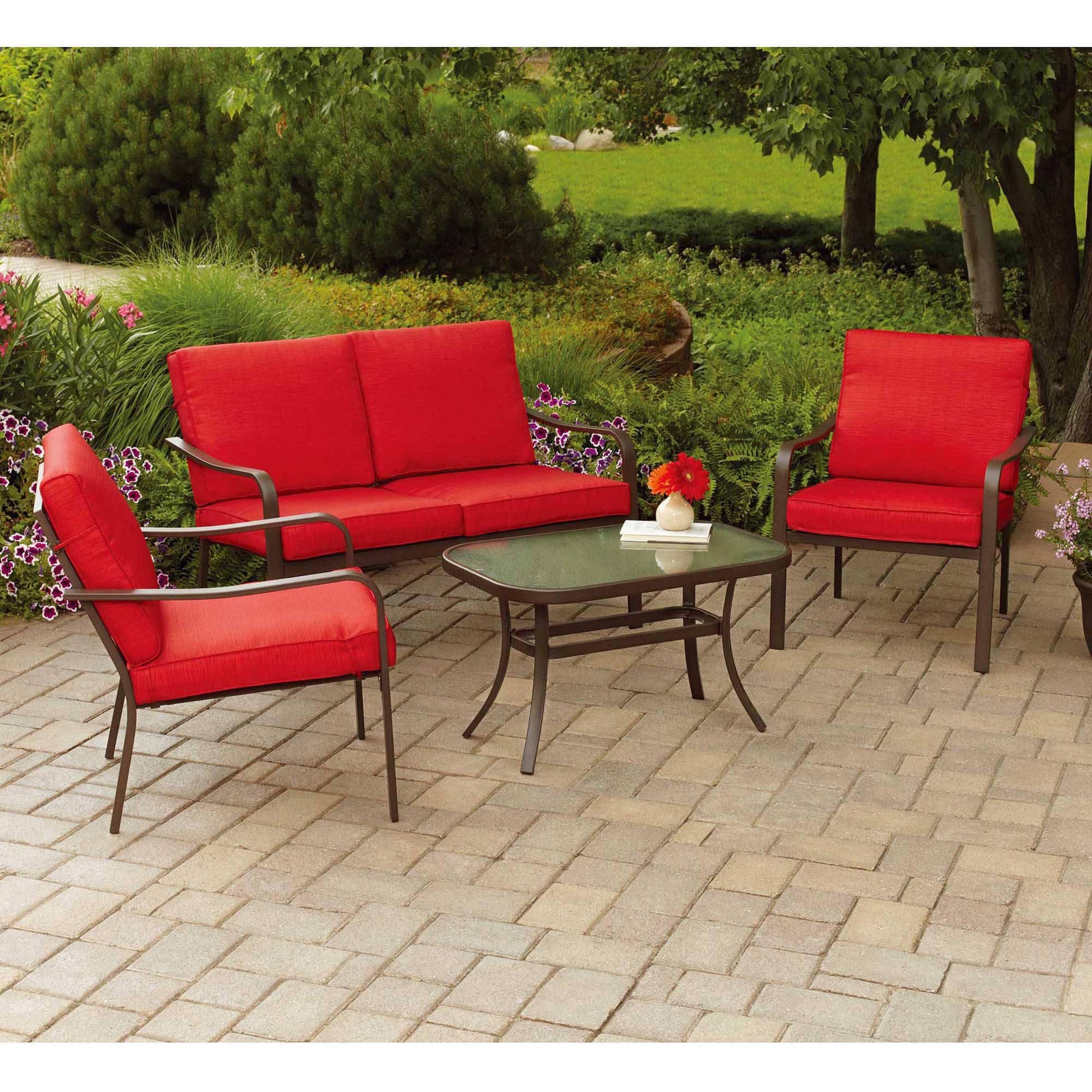 4pc Outdoor Patio Garden Furniture Wicker Rattan Sofa Set Black With Regard To Outdoor Sofa Chairs (View 18 of 20)